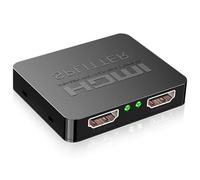 Splitter HDMI 1 in 2 Out per 2 monitor contemporaneamente, distributore HDMI 4K, adattatore Hdmi 2 monitor espandibile per configurazione Dual Monitor compatibile con Fire TV Stick Blu-ray Playstation