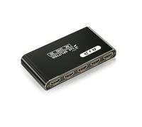 Splitter HDMI 1 ingresso 4 uscite, Spliter HDMI 4K@30Hz con 4 porte, Splitter HDMl alimentato via cavo, Duplicatore/specchio HDMI 1x4 che supporta 3D UHD 1080P per PC, Xbox, PS4, decoder, FireStick