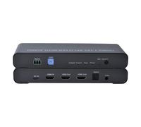 Techly Splitter HDMI 2.1 8K 1 in 2 out con SPDIF e Audio 3.5mm Stereo