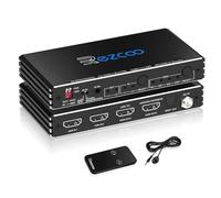 Splitter HDMI 4K 60Hz ARC/eARC for Soundbar HDMI Switch Bi-Direction 1 In 2 Out or 2 Input to 2 Output SPDIF 5.1CH Breakout D-olby Vision Atmos HDR CEC HDCP2.2 Scaler 4K 1080 for Xbox, PS5, ARC