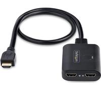 StarTechcom Splitter HDMI 4K a 2 Porte - Sdoppiatore Video HDMI 20 4K 60Hz con 1 Ingresso e 2 Uscite - Hub HDMI HDR/HDCP 22