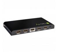 Techly Splitter HDMI IDA HDMI-4K4 4K UHD 3D 4 vie Nero