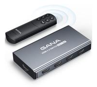 Splitter HDMI 5 in 1 Out 4K @ 60Hz, GANA HD MI Switch con telecomando, compatibile con PS5/4/3 Xbox Switch Roku TV Fire Stick