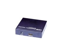 SPLITTER HDMI CON ESTENSORE DI SEGNALE SU CAVO ETHERNET 2 USCITE