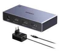 SPLITTER HDMI UGREEN CM694, da in a out, Metallo, Grigio, Nerocolo