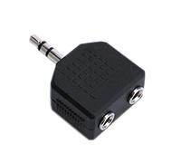 Splitter jack per cuffie, jack maschio da 3,5 mm, adattatore stereo, doppio sdoppiatore per tablet, laptop e altri dispositivi audio, bel design