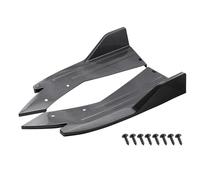 Splitter Labbro Diffusore Coppia Spoiler Paraurti Posteriore Auto, In Fibra Carbonio, Universali, Protezione Antiurto, Diffusore, Minigonne Laterali, Splitter Angolare(Nero lucido)