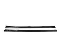 Splitter Labbro Diffusore Minigonne laterali universali 8 pezzi 2, m Winglet Splitter per auto Spoiler laterale(Nero lucido)