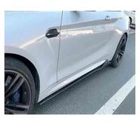 Splitter Labbro Diffusore Per BMW Serie 2 F22 F23 Per M2 F87 2014-2020 Estensioni Paraurti Laterali In Fibra Di Carbonio Kit Carrozzeria Minigonne(Look in carbonio)