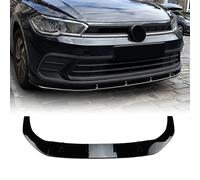 Splitter labbro spoiler anteriore inferiore adatto per VW Polo MK6.5 2022-2024 2023 nero