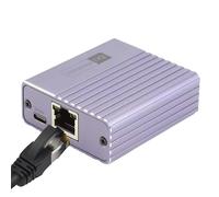 Splitter LAN,Splitter LAN da 1 a 4 per Ethernet | Adattatore Gigabit senza latenza plug-and-play per camera da studente soggiorno TV Box Laptop