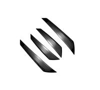 Splitter Laterale Esterno Per Paraurti Anteriore, Spoiler Canard E Finitura In Fibra Di Carbonio Per Subaru WRX STI VB 2022+(Color Bright Black)