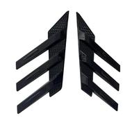 Splitter Laterale Lunotto Trim Parabrezza Posteriore Spoiler Laterale Prese D'aria Laterali Decorazione Alette Per Finestre Accessori Decorativi Esterni Per L'ala Posteriore(Glossy Black)