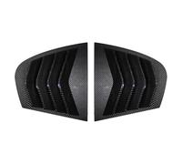 Splitter Laterale Lunotto Trim Per E90 Per 3 Serie 320i 325i 320d 330i 335i 05-12 Auto Lunotto Posteriore Feritoie Triangolo Posteriore Finestra Ombra Spoiler(Carbon Look)