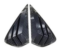 Splitter Laterale Lunotto Trim Per KIA Per Forte Per K3 2019-2022 ABS Finestra Laterale Posteriore Tende Trim Copertura Feritoia Adesivi Accessori Telaio(Carbon)