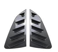 Splitter Laterale Lunotto Trim Per VW Per Polo Per MK5 6R 6C 2011-2017 Feritoia Finestrini Laterali Posteriori Scoop Visiera Copertura Alette Coperture Accessori(Carbon Fiber Look)