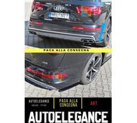 Splitter Laterali Posteriori Adatto Per Audi SQ7 / Q7 S-Line Mk.2