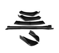 Splitter Paraurti Anteriore Spoiler Minigonne Laterali Angolo Di Avvolgimento Posteriore, Pinne Di Squalo ABS Per Volvo V40 2013-2019 Kit Carrozzeria(Carbon Fiber Look)