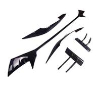 Splitter Per A4 B9 Sedan/Avant Facelift 2019-2023 Paraurti Anteriore Canard Spoiler Splitter Griglia Modanatura Copertura Kit Carrozzeria Tuning Spoiler Labbro Paraurti Anteriore