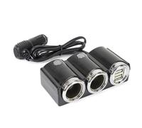 Splitter per accendisigari per auto, PNI 20, 12 V/24 V, 2 uscite, 2 USB, indicatore LED