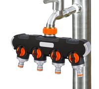 Splitter per acqua, splitter per tubi - Lega multifunzionale ad alte prestazioni - Splitter Quick Connect | Adattatore antigoccia antigoccia per irrigazione giardino all'aperto