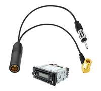 Splitter per antenna DAB/DAB+ Adattatore SMB + SMA Spina DIN Autoradio Antenna DAB Cavo per radio FM/AM per autoradio DAB Radio FM