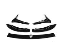 Splitter Per BMW F80 Per M3 F83 F82 Per M4 2015-2020 New Car Paraurti Anteriore Lip Mento Spoiler Kit Corpo Vettura + Splitter Laterale Winglet Grembiuli Labbro Paraurti Anteriore(Glossy Black)