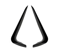 Splitter Per BMW Serie 3 E90 E91 LCI 2009 2010 2011 2012 Carbon Look 7 Nero Lucido Auto Fendinebbia Luce Anteriore Cornici Copertura Trim Adesivo Body Kit Labbro Paraurti Anteriore(Glossy black)