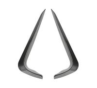 Splitter Per BMW Serie 3 E90 E91 LCI 2009 2010 2011 2012 Carbon Look 7 Nero Lucido Auto Fendinebbia Luce Anteriore Cornici Copertura Trim Adesivo Body Kit Labbro Paraurti Anteriore(Carbon look)