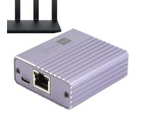 Splitter per cavo Ethernet, splitter LAN 1 a 4 per Ethernet, adattatore Gigabit senza latenza plug-and-play per camera studentesca, soggiorno TV box computer portatile