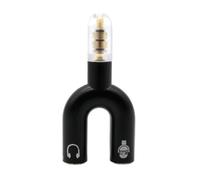 Splitter per cuffie ad alta fedeltà audio tipo U adattatore