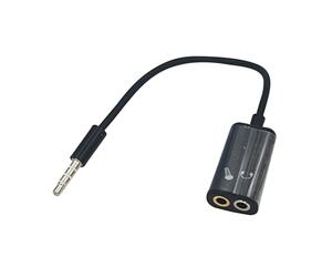 Splitter per cuffie audio - Cavo stereo da 3,5 mm, adattatore doppio jack | Pratico rilascio audio per giochi, serate cinema, viaggi, uso in aula, audio da ufficio, dispositivi mobili, laptop, tablet,