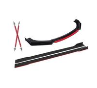 Splitter Per Gonna Laterale Universale Da 2M + Barre Di Supporto Asta Per Paraurti Anteriore 20Cm + Spoiler Per Labbro Del Per Auto Minigonne Laterale