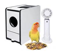 Splitter per mangime per uccelli, con cassetto | Macchina di soffiaggio dell'alimentazione degli uccelli per il giardino del cortile del giardino del cortile dell'officina
