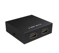 Splitter per monitor, adattatore ad alta velocità 1 in 2 out, splitter video 4K per computer, laptop, tablet, TV, proiettore, console e set-top box | Supporta connessioni a lunga distanza e schermo