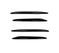 Splitter Per Paraurti Anteriore Per Mercedes Per Benz Classe E W213 E200 E260 E300 2016-2020, Griglia Di Copertura Per Fendinebbia Minigonne Laterali Auto(Glossy Black A)