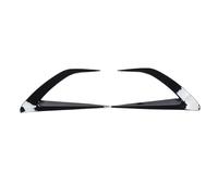 Splitter per prese d'aria per paraurti anteriore Kuuleyn, splitter per minigonne laterali universali, 1 paio di splitter per prese d'aria anteriori automatiche, aerodinamica (Nero lucido)