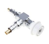 Splitter per rubinetto Adattatore per tubo flessibile per lavatrice Dispositivo deviazioni ingresso acqua Rubinetto a 3 vie Deviatore Rubinetto Deviatore per lavatrice durevole