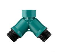 Splitter per tubo da giardino a 2 vie tipo Y per un comodo uso dell'acqua e attività di giardinaggio
