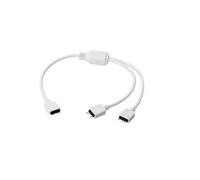 Splitter per ventola ARGB da 30 cm per PC con striscia luminosa (bianco da 1 a 2)