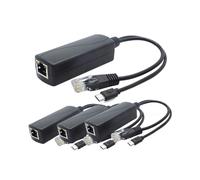 Splitter PoE 5V Da 8 Confezioni, Adattatore Da 48V Un 5V 2,4A Con Presa Micro-USB, per Telecamera IP, Tablet, per Raspberry Pi E Altro