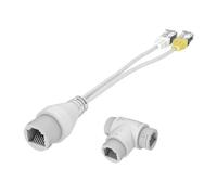 Splitter POE da 1 confezione, connettore 2 in 1, connettore RJ45 a 3 vie