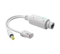 Splitter POE esterno, adattatore splitter POE - Splitter POE esterno per telecamera - Esegui la telecamera in un unico cavo di rete di trasmissione del segnale Splitter POE per la scuola, por
