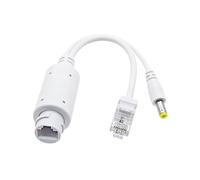 Splitter POE Impermeabile da 48 V A 12 V con Cavo Adattatore Video e di Alimentazione per Extender di Telecamere IP