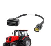 Splitter Porta OBD2,Cavo Prolungamento OBD2 per Autoveicoli e Macchine Agricole | Strumento Diagnostico Resistente per Veicoli Moto SUV Camion E Officine Riparazione