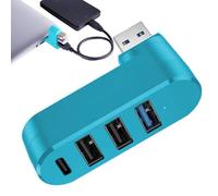 Splitter porta USB 3.0, hub USB 3.0 - Hub USB 3.0 a 4 porte Splitter di espansione USB 3.0 - Espansione USB Splitter USB ruotabile Espansione USB 3.0 Splitter Stazione adattatore USB per espansione po