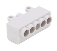 Splitter Principale Ad Alta materiali ausiliari elettrici morsetti Potenza da 4 Pezzi 400 V 60 A Connettore Terminale a Vite Bianco Connettori Riutilizzabili Universali per Cavi a T per Cablaggi