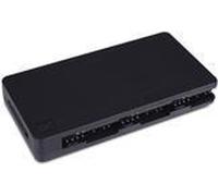 Splitter PWM/DRGB a 4 pin alfacool core 6x con connessione di alimentazione SATA (25668)