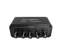 Splitter RCA attivo a 1 ingresso e 5 uscite per amplificatore di potenza e mixer stereo a 5 canali.