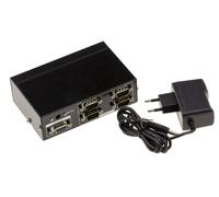 SPLITTER RS232 - 4 Porte - Duplica Un Segnale Seriale Verso 4 Uscite Identiche